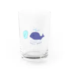 はちよんごのほえるほえーる Water Glass :front