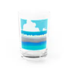 にんじんちびこのお気に入りの海岸 Water Glass :front