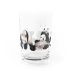 まるめろのパンダが、すき Water Glass :front