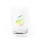 ロジローのオサカナ(淡色) Water Glass :front