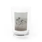 pigeonlyの超･パグ戯画 Water Glass :front