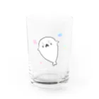 -yukimaruのふわふわアザラシ Water Glass :front