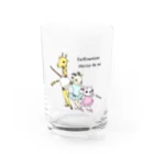 石山 陸 の3匹バレエ (バレエアニマルズ) Water Glass :front