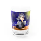 ColorfuLにゃんこののんびり Water Glass :front