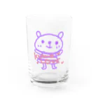 ワックマちゃんのわっくま　くまラブ Water Glass :front