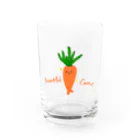 フランスパンの端くれのBeautiful Carrot Water Glass :front