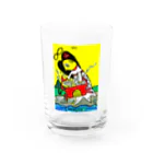 だるまキャットのアマビエタロット・力くん Water Glass :front