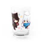 佐治の猫少年 Water Glass :front