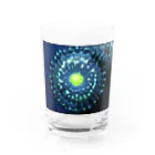 ブドウマンのブルーラグーン Water Glass :front