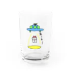 🍙猫かぶりさんのおうち🍙のキャトルミューティレーション猫かぶりさん Water Glass :front