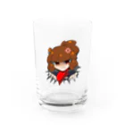 ✖みるく✖のべ〜こんちゃん Water Glass :front