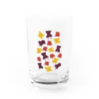 いきものや　のの（別館）のたこたこたこシルエット Water Glass :front