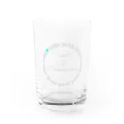 Eim&BeのTime of harmony (ホワイトロゴ✖️エメラルドグリーンハート) Water Glass :front