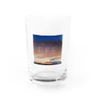 E.F.E(イフィ)suzuri様店の『E.F.E』ロゴグラス Water Glass :front