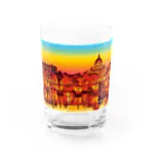 GALLERY misutawoのイタリア ローマの夕暮れ Water Glass :front