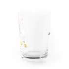 鳥なのにワンちゃん。のtorinanoni にわとりグラス Water Glass :front