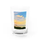 海の楽園のマナ島の空 Water Glass :front