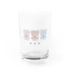 Nap time のplush toy Water Glass :front