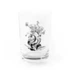 nidan-illustrationの"WHITE MUSTACHE CLUB"(タイトルなし) Water Glass :front