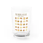 石丸沙織のNo Bread,No Life.(人物無し不透明版) Water Glass :front