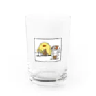 ぴょろりんちょ🐤のぴよでパロディTシャツ Water Glass :front