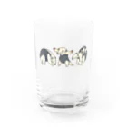 yuNN3のミナミコアリクイ　クリーム　ドット絵 Water Glass :front