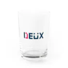 Rige-lllの『DEUX』ロゴグッズ Water Glass :front