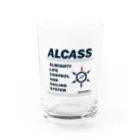Rige-lllの「ALCASS」グッズ Water Glass :front
