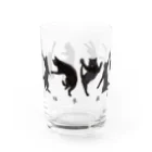 イケニャン黒猫オレオくんの秘伝！黒猫拳 奥義の書 Water Glass :front