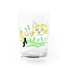 トラポ商店のバケネコ Water Glass :front