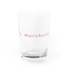 5分間、マリンブルーなふたりの５分間、マリンブルーなふたり（ピンク） Water Glass :front