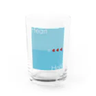 yukaina_yukariのHeart & Half ハート Water Glass :front