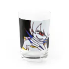 夜間飛行の単眼くん Water Glass :front