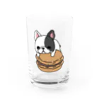 2216studioのマカロン大好きフレブルちゃん。ヒダリパンチ。 Water Glass :front