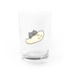 優歩(ゆほ)の何も考えていないねっことナン Water Glass :front