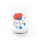 まなび屋本舗のあんまねこ Water Glass :front