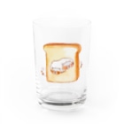 nikokoのデカパンチュウ(食パン) Water Glass :front