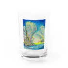 YOSHI-HEY ARTの雲と波 Water Glass :front