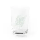 華花 -kaka-の羽化 Water Glass :front