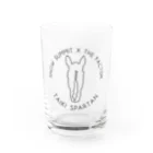 TaikiRacingClubShopのmarulogo【SPA】kuro Water Glass :front