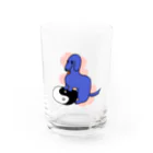 Ying Yang DOGのyinyang dog クッション Water Glass :front