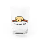 電気鰻雑貨のロングホットドッグ！（LONG HOT DOG） Water Glass :front