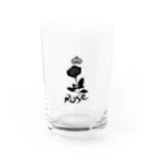 miritakaの時間のローズ（ブラック） Water Glass :front