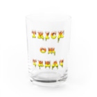 Planet EvansのCandy Cone Trick or Treat Water Glass :front
