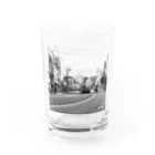 roadster_bassのCITYプリントTシャツ Water Glass :front