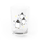 ゆずぽんずのジェンツーペンギンの襲来 Water Glass :front