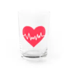 ＰａＮのHeart ECG Water Glass :front