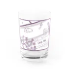 ねずみさんのブティックのengawa 紫 Water Glass :front