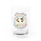 kima-maniのLots of cute 〜フリルとリボンと三毛猫と〜 グラス前面