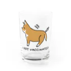 ともえのえ - 柴犬とか動物色々のI GOT VACCINATED Shiba dog Water Glass :front